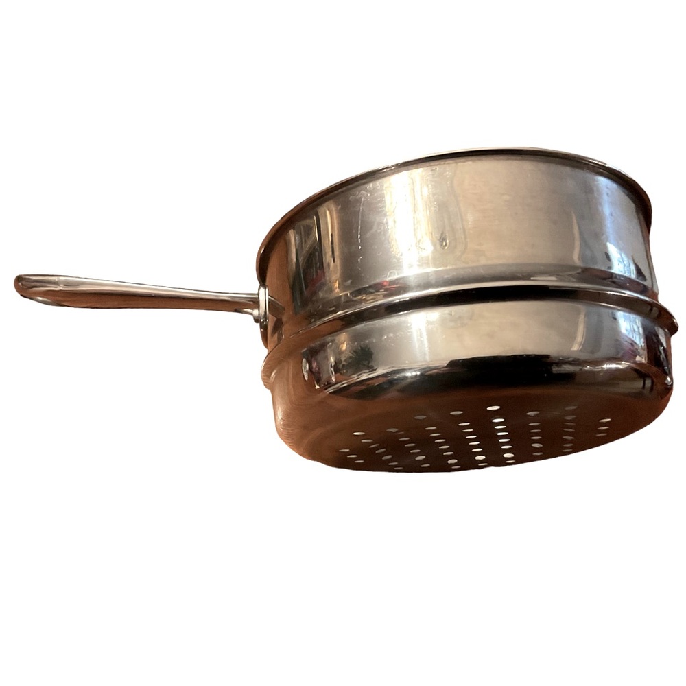 Emeril By All-Clad Fine Quality 3Qt Stainless Steel Steamer Insert For 7” Pot!